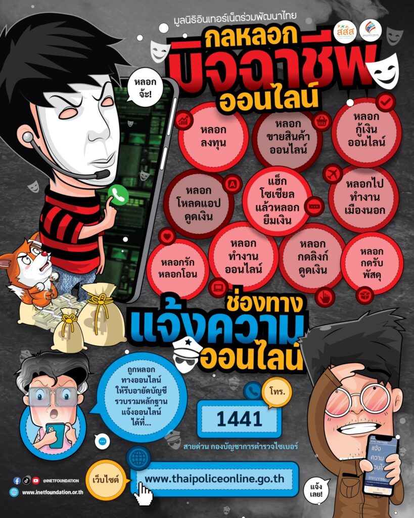 กลหลอกมิจฉาชีพออนไลน์